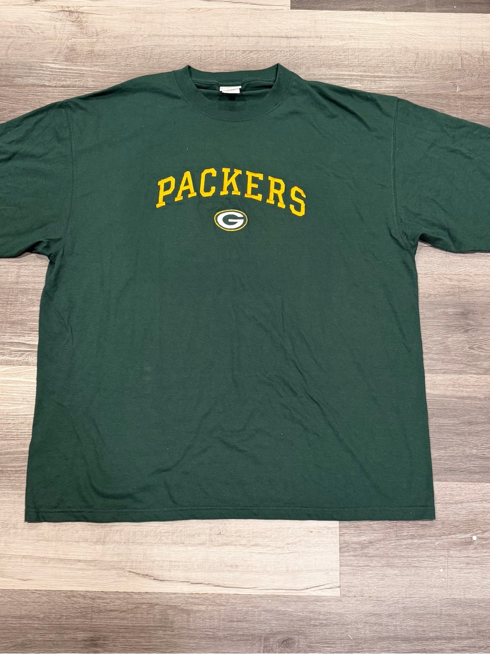 Vintage Y2K NFL Green Bay Packers Short Sleeve Cotton T Shirt Men's Size 2XL